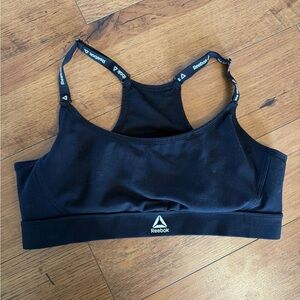 Reebok Women's Black Racerback Sports Bra
